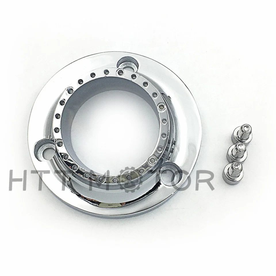 Silenciador de punta de escape cromada toma de corriente para Yamaha Bruin 350 Grizzly 350 660 ATV Foto 3 de 4