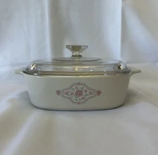Vintage Corningware ENGLISH BREAKFAST A-2-B 2L Bakeware Casserole Dish with Lid