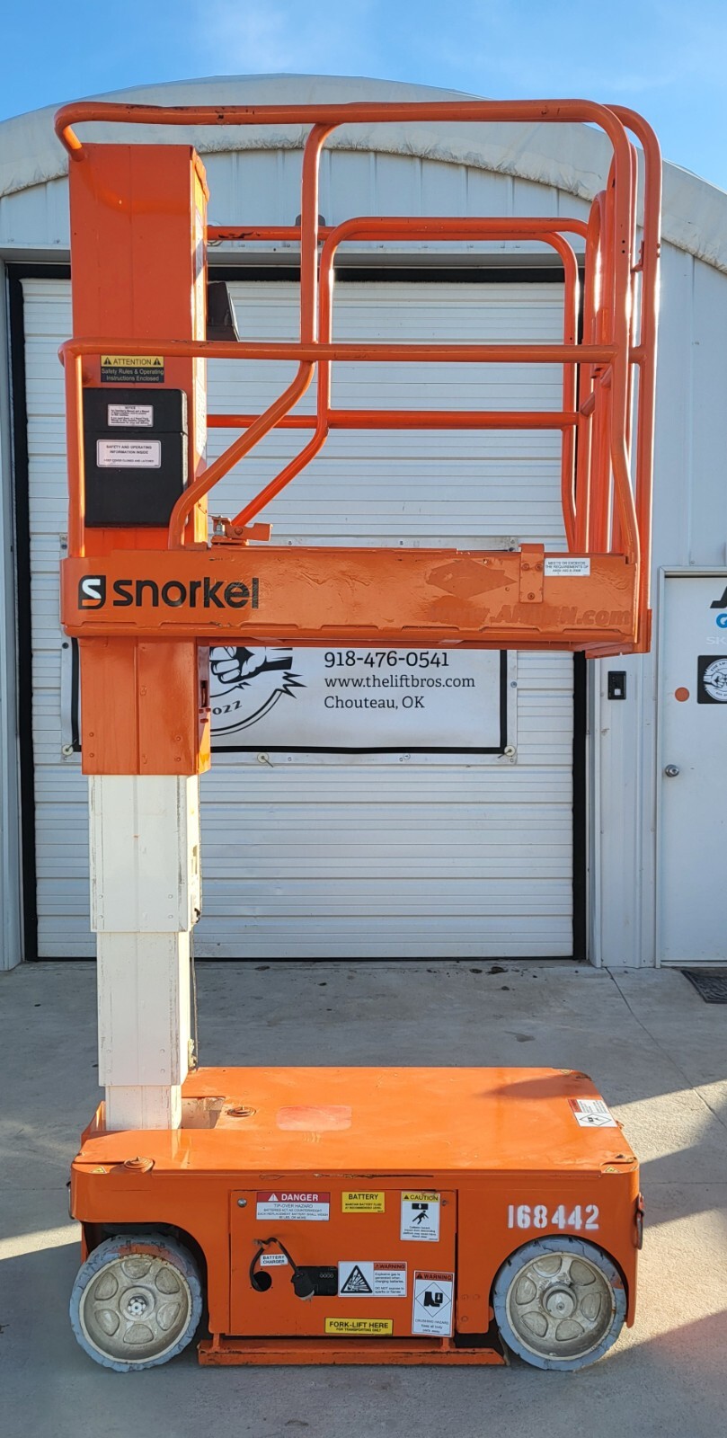 2016 Snorkel TM12 12' Vertical Mast Lift Man Lift Genie Skyjack eBay