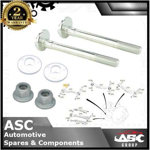 Rear Suspension Camber Bolt - L/R - fits Mercedes C Class, E Class, GLC, GLK x2 - Picture 1 of 1