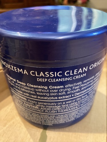 Noxzema Classic Clean Original Deep Cleansing Cream 14.4oz Skin Care Cleanser - Picture 2 of 4