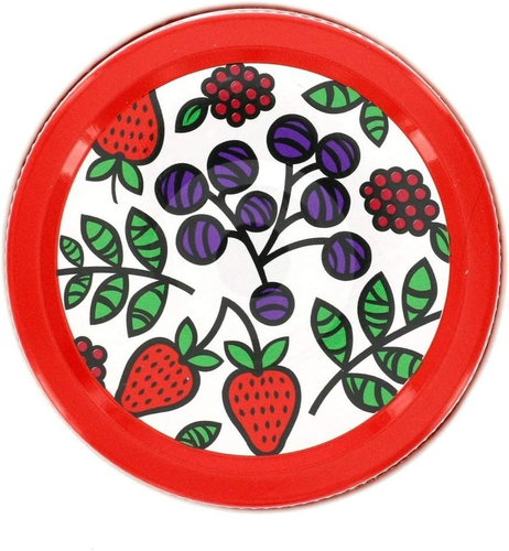 Coperchi per barattoli Mason - tappi per barattoli decorativi adatti a bocca regolare barattoli da muratore - frutta D - Foto 2 di 12