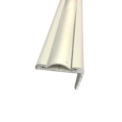 75 FT White Vinyl RV Screw Cover - 5/8 Flat Insert Trim Molding Flexible - View #2