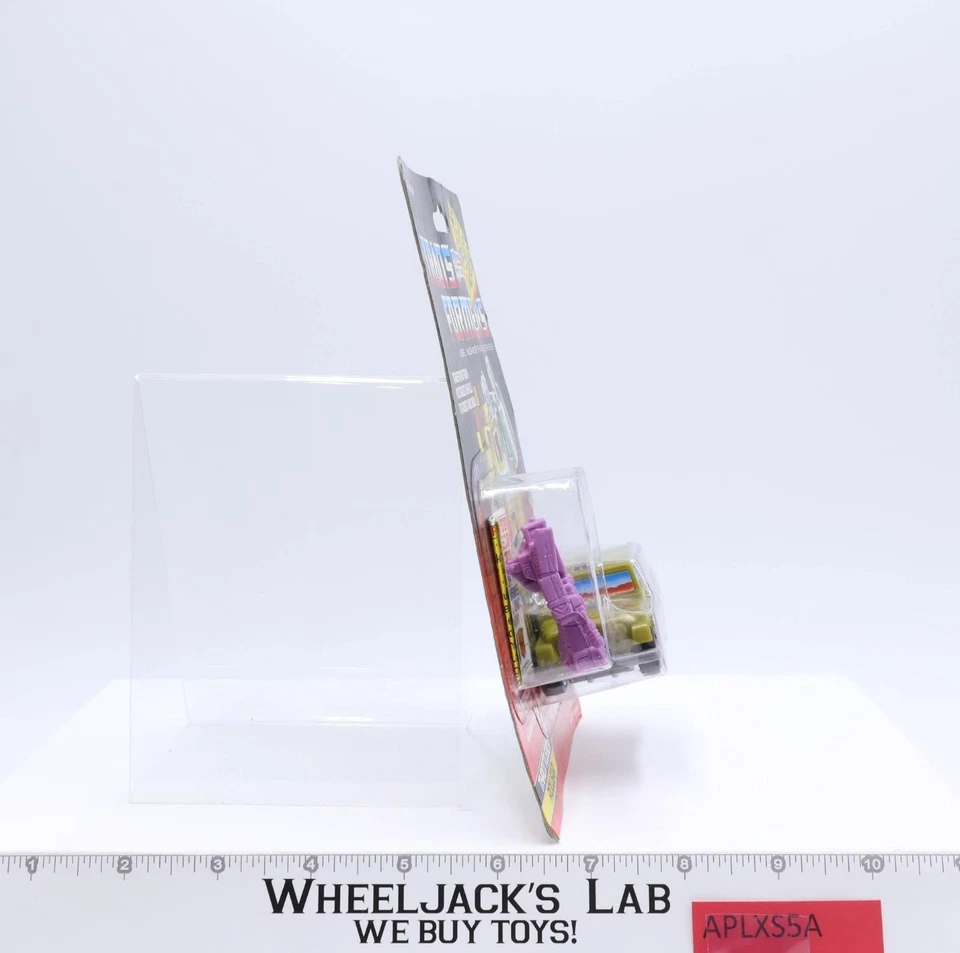 Rollbar Throttlebot W/PURPLE DECOY NEW MOSC 1987 Vintage Hasbro G1 Transformers - Image 3 of 4