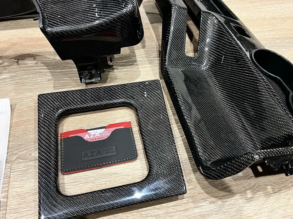 1990-1993 Ford Mustang GT LX Foxbody комплект из углеродного волокна ободок консоли - Изображение 3 из 4