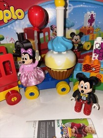 Lego Duplo Disney Set 10597 Mickey Minnie Mouse Birthday Train Parade - Complete