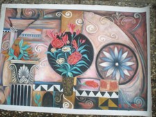  Ol gemalde Original handarbeit 60x90 ol auf lainwand