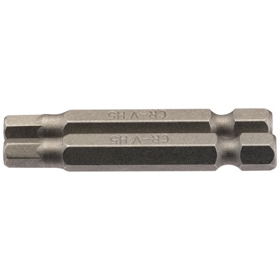 Draper Sechseckig Screwdriver Bit 5mm 0.6cm Sechskant 50mm Lang (Packung 2)