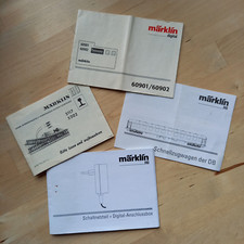 Märklin H0 / 4 x Betriebsanweisung Anleitung Gebrauchsanweisung / Konvolut