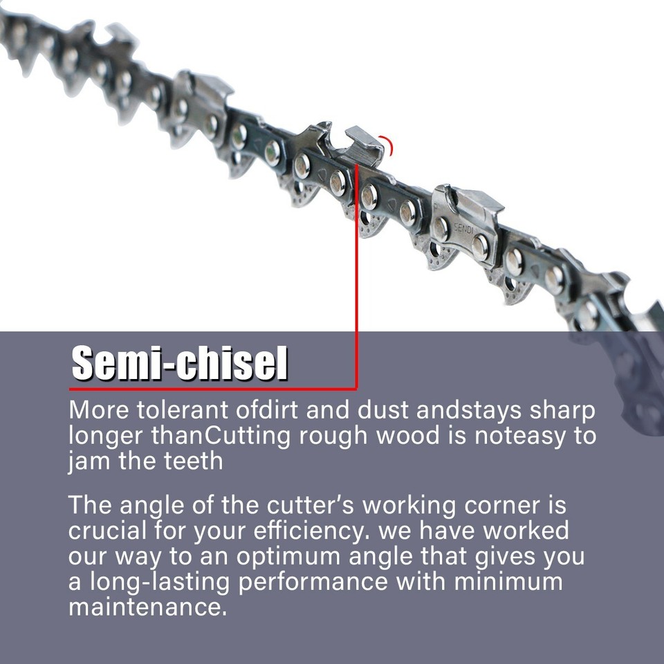 3 PACK 14 inch Chainsaw Saw Chain Blade 3/8" LP .050" Gauge 52 Drive ...