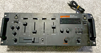 Gemini PMX-1000 DJ Mixer w/3 Channel Mic/Line Crossfades