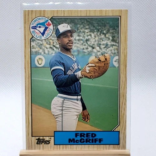 1987 Topps Traded #74T Fred McGriff RC HOF  Toronto Blue Jays