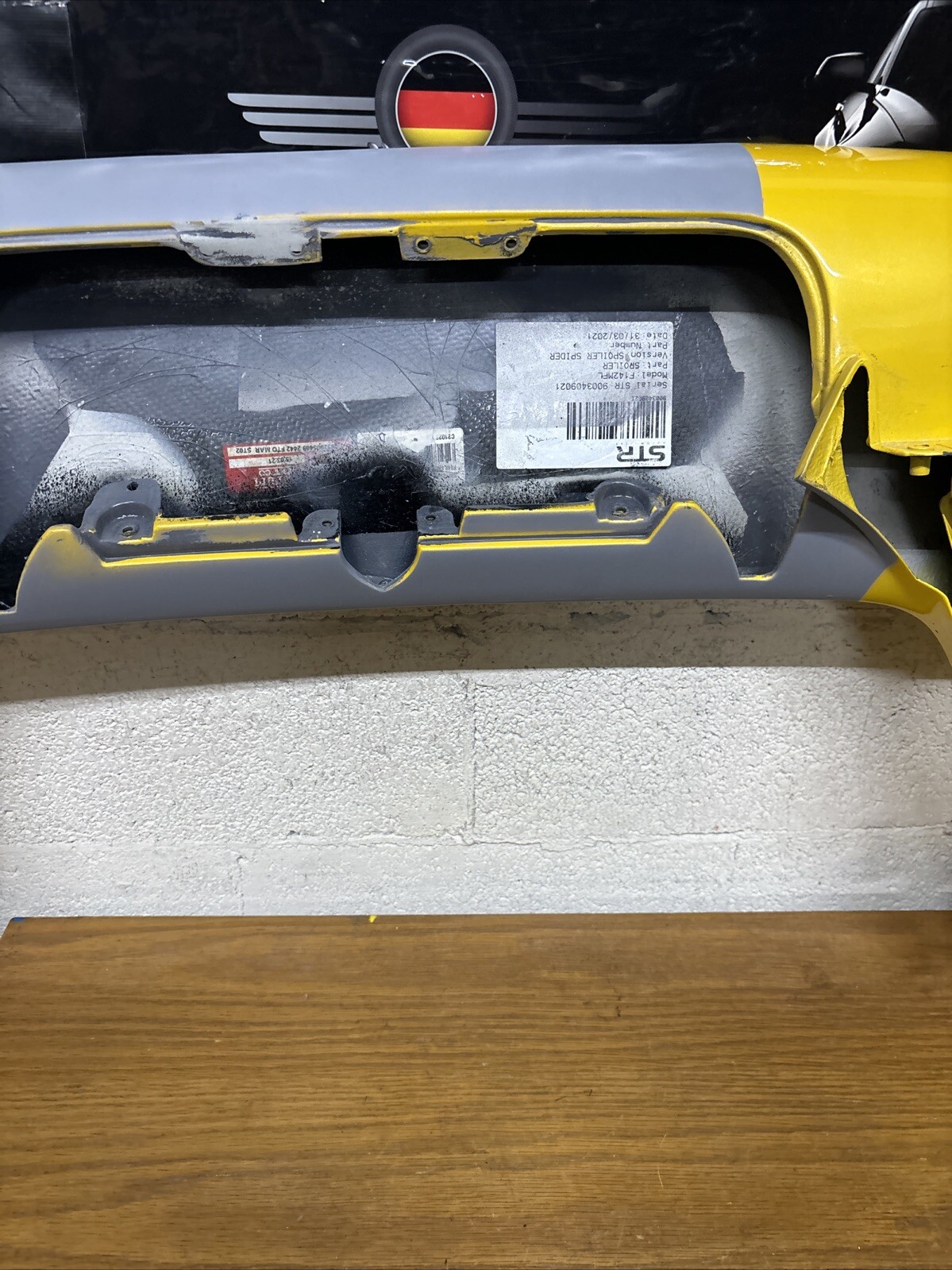 Ferrari F8 Spider Rear Wing Spoiler Genuine OEM #2234