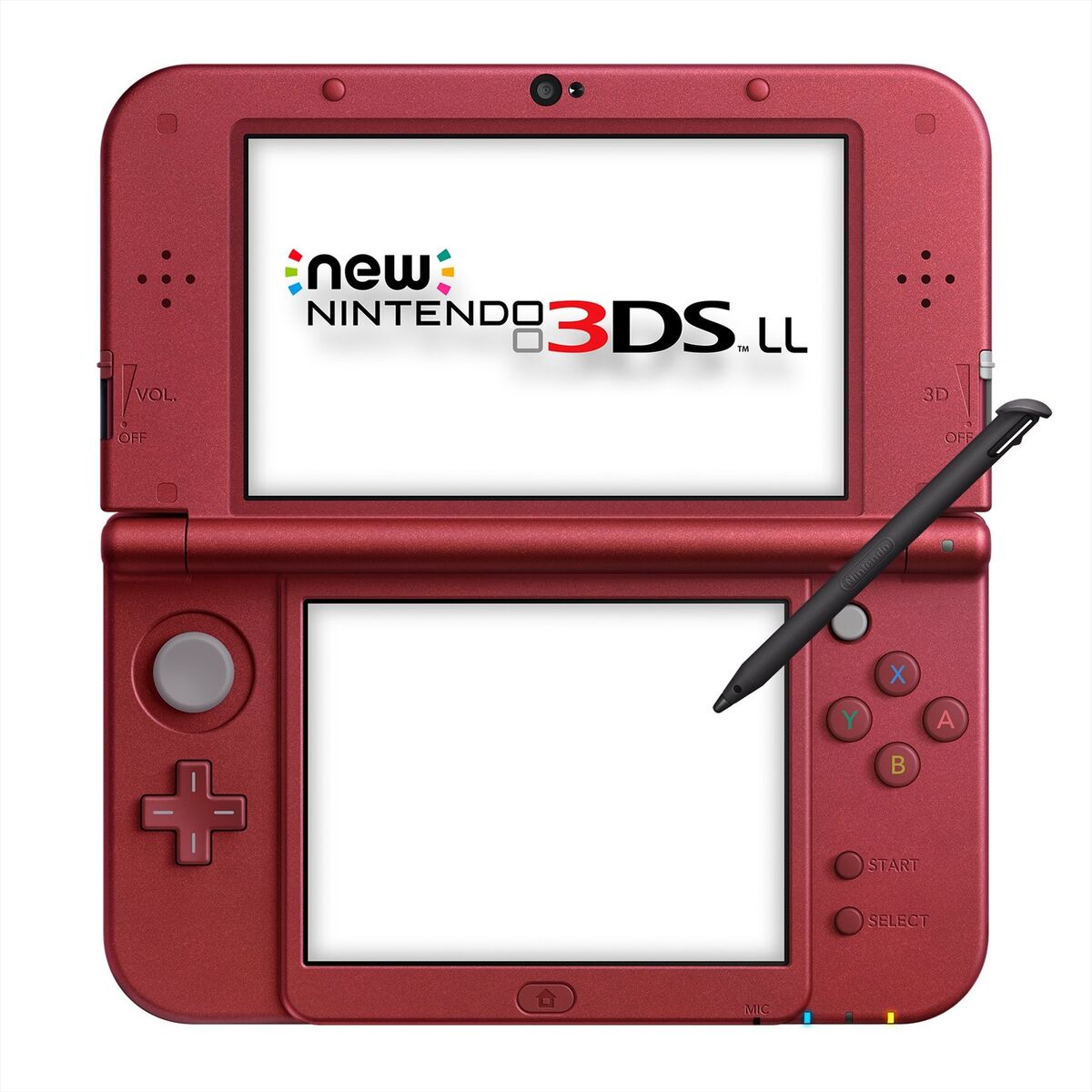 Nintendo 3DS LL Metallic Red Console System [Body & Pen Only Nintendo 3DS LL Metallic Red Console System [Body & Pen Only