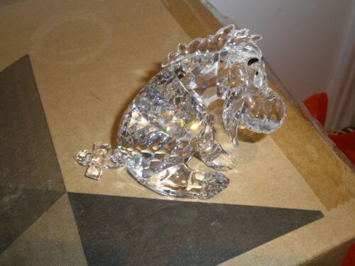 Swarovski Crystal Disney Winnie The Pooh Eeyore Mint Condition In Original Box