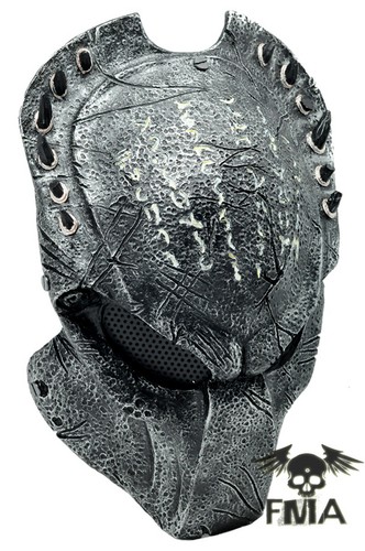 FMA Alien Predator Glow Light Mask Helmet Cosplay Prop CS COS Halloween Mask - Picture 11 of 13