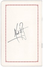 Neil Armstrong Signed Program