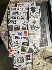 Heavy Metal Band Stickers 100 Pcs Waterproof Rock Decals Guitar Emblems Set NEW