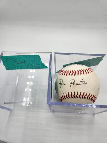 George Brett, Phil Niekro, Robin Roberts, Lou Brock HOF Signed Auto Baseball