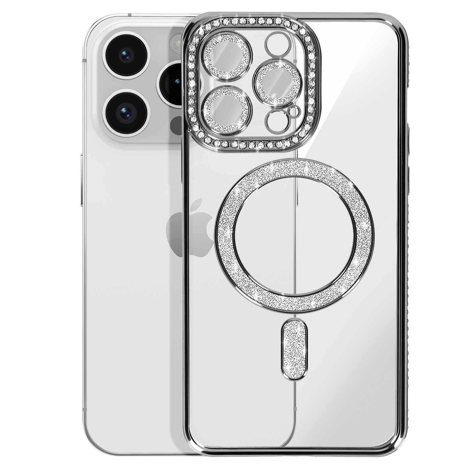 Coque Diamant iPhone 14 Pro Avizar anti-rayure pour éviter les chocs avec style - 2