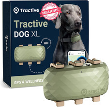 XL Smart Dog GPS Tracker  Live Pet Tracker with Virtual Fence  Vital Signs Mon