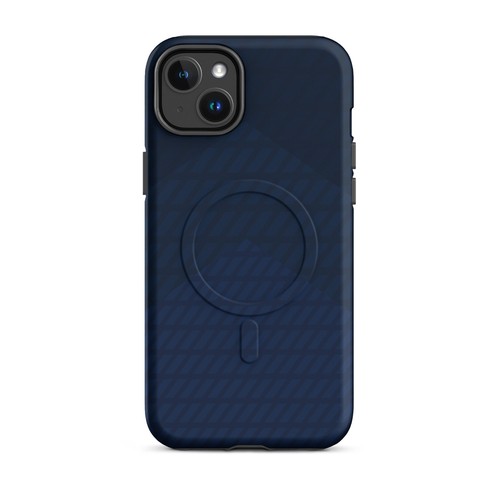 Blue Matte MagSafe® Tough Case for iPhone® - Picture 3 of 13