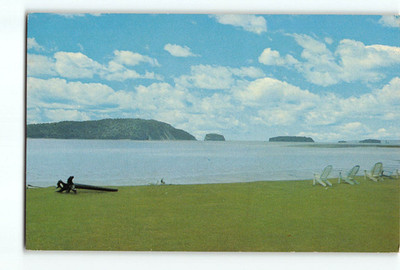 Old Vintage Postcard Five Islands Nova Scotia Postcard Colchester County Canada