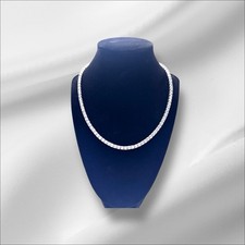 Elegant Silver  diamond Necklace