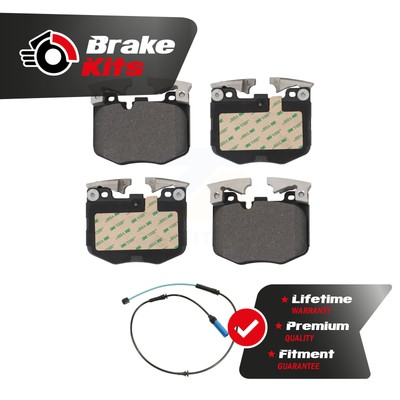 Front Semi-Metallic Brake Pad Wear Sensor Kit For 2017-2020 BMW 530i xDrive 2.0L