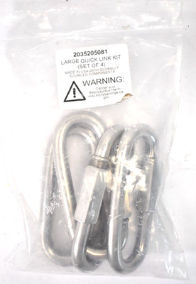Oval Quick Link 316 Stainless Steel 12mm 2035205081 4 Piece Set Hardware