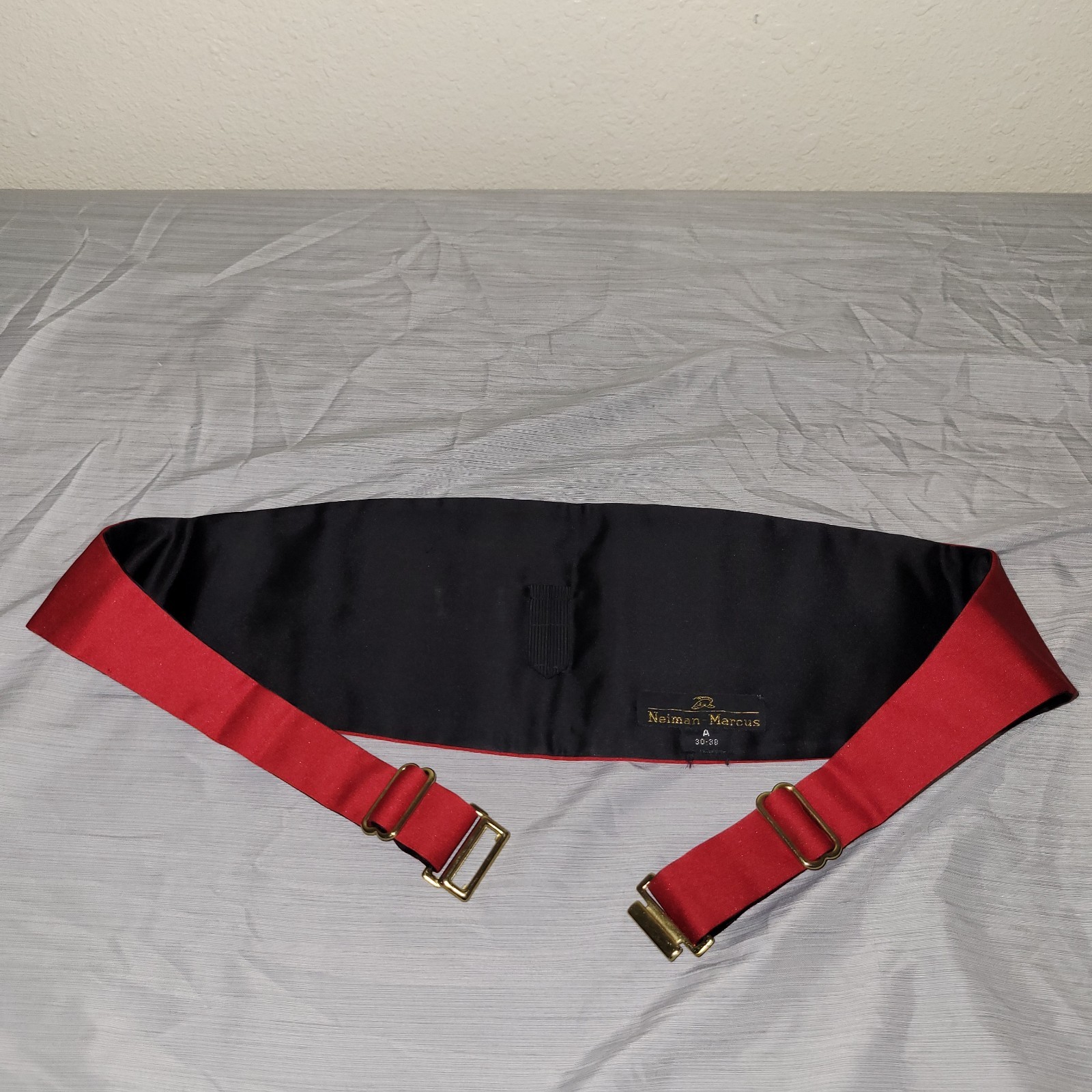 Neiman Marcus Red Cummerbund - image 8