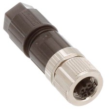 1PC PHOENIX CONTACT - IC 1424652 Connector;circular;CONN 5POS SKT STRAIGHT M12;