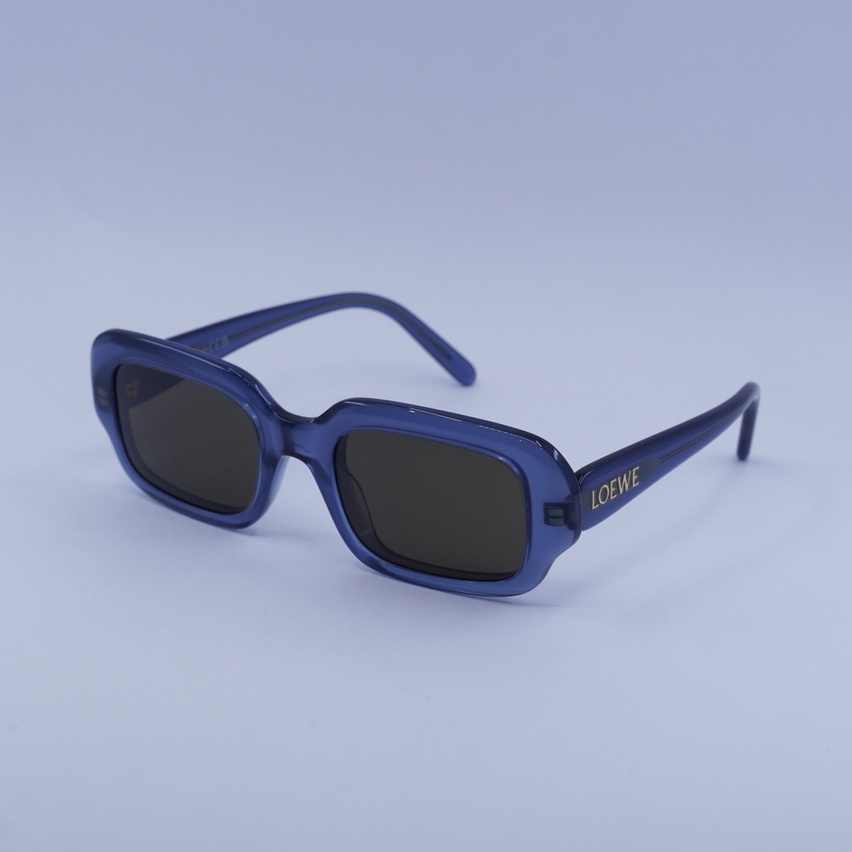 Loewe LW40158I 84E Shiny Blue/Brown 51-21-140 Sunglasses New  display picture 3