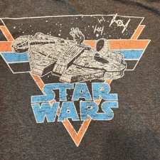 Vintage Star Wars Movie Millennium falcon T Shirt Mens XL Original Authentic