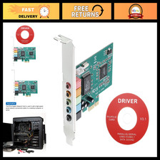 5.1 Stereo PCIe Sound Card - 24 Bit Internal Audio Adapter for Desktop PC