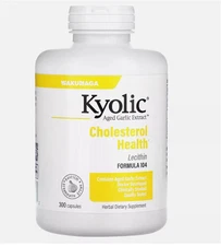 Kyolic Aged Garlic Extract, with Lecithin Cholesterol Formula 104 - 300 Capsules