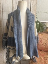 NEW Ralph Lauren CARDIGAN Sweater Poncho WESTERN Aztec SOUTHWESTERN Women M / L 