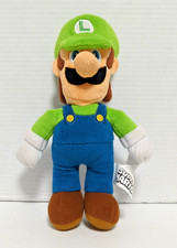 Luigi Plush Toy Jakks Pacific Super Mario 2021 Nintendo Green Hat Blue Overhauls