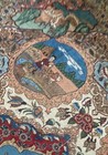 ANTIQUE RUG 10x12 HAND-KNOTTED wool colorful handwoven Animals Carpet — photo 8