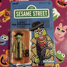 Super7 Reaction Sesame Street Lefty The Salesman - 3.75
