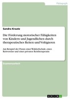 Die FöRderung Motorischer FäHigkeiten Von Kindern Und Jugendlichen Durch Therape
