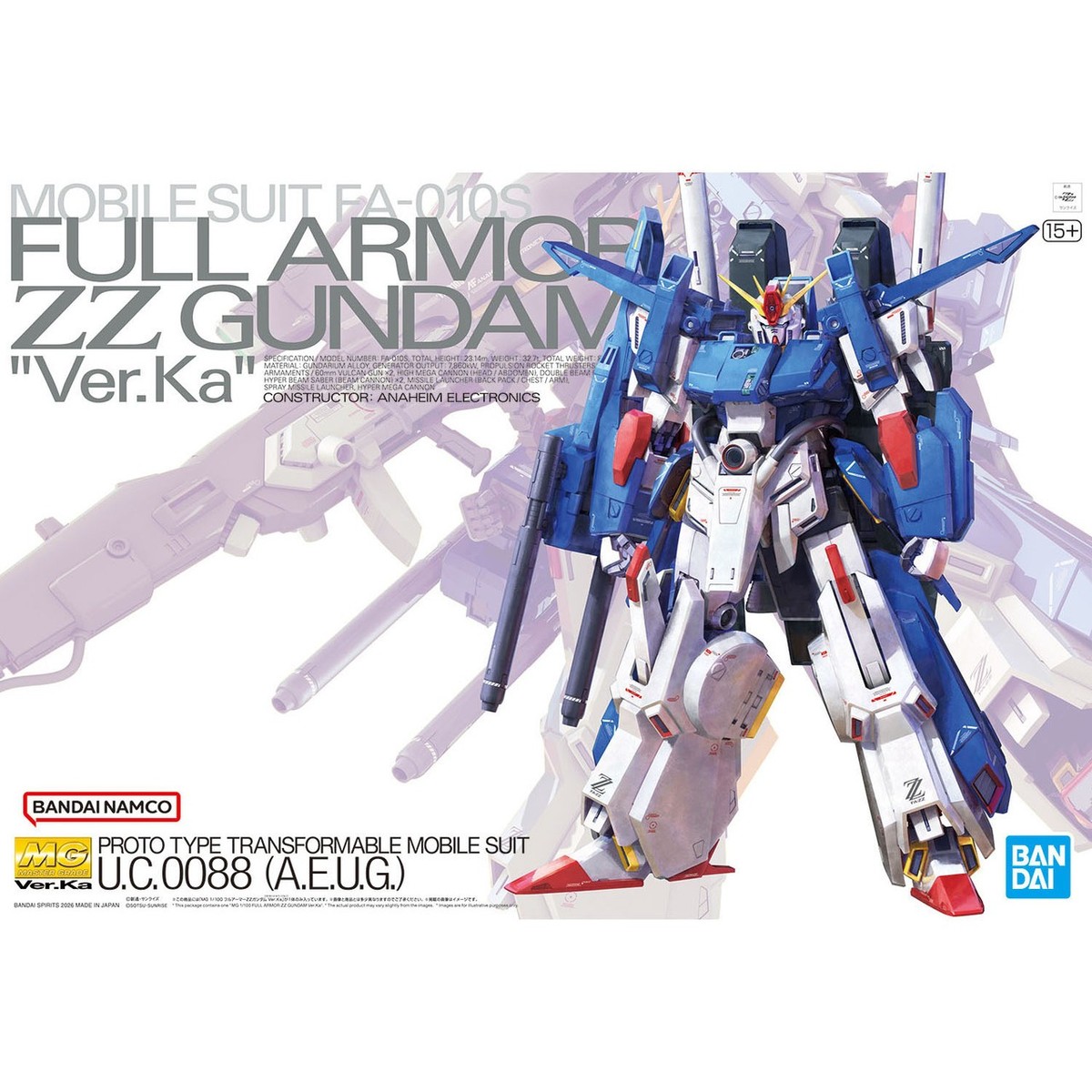 6/13迄　MG FULL ARMOR ZZ GUNDAM Ver.Ka Full Armor ZZ Gundam Ver.Ka (MG) | eBay