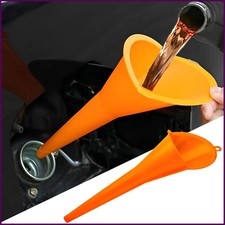 Car Long Stem Funnel Anti-splash Gasoline Oil Filling Tool Plastic Car Truck