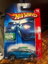 2007 Hot Wheels Code Cars Cadillac Cien Concept #86 Blue