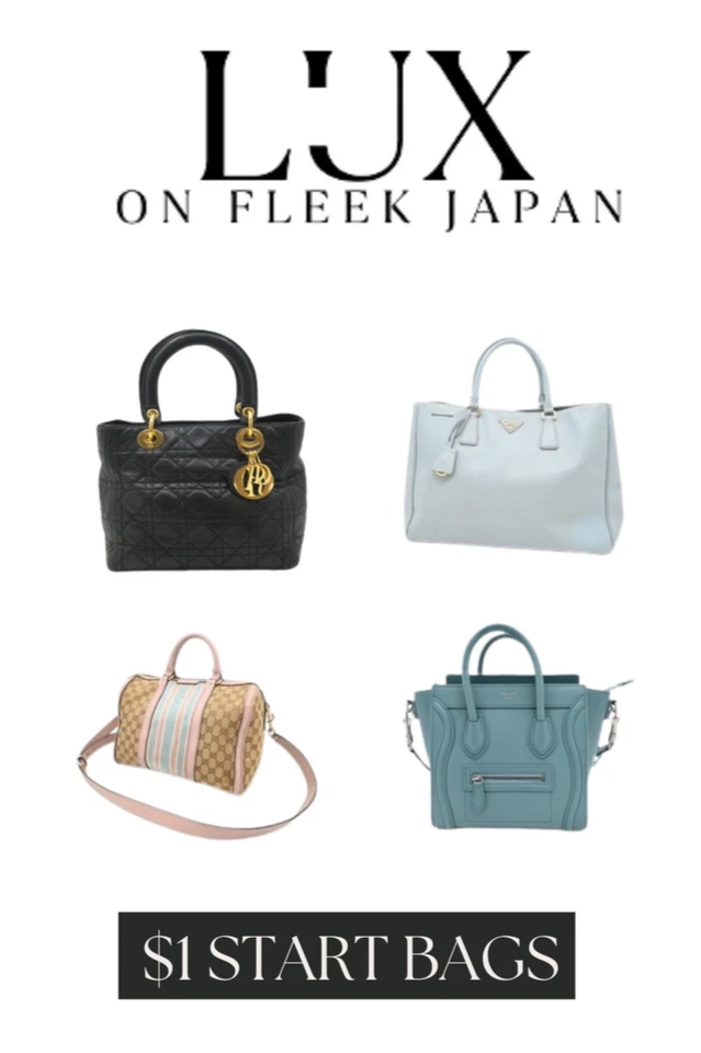 LIVE From Japan! 1$ Luxury starts 100% Authentic, The most AFFORDABLE bags!