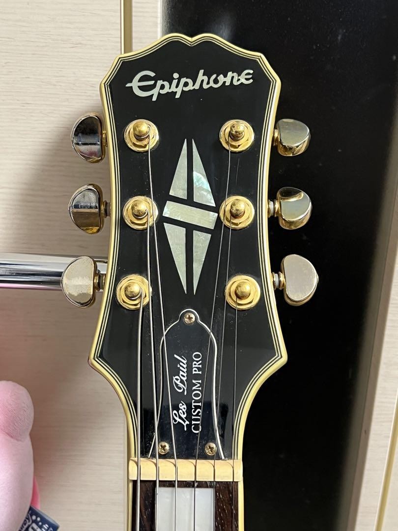 美品　Epiphone Les Paul Custom Pro 2016 Used Epiphone Les Paul Custom Pro Ebony 2016 | Cream City Music