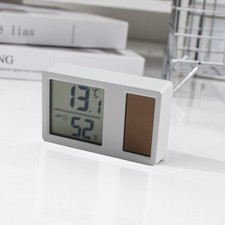 Sleek Miniature Digital Weather Station with Solar Power Functionality