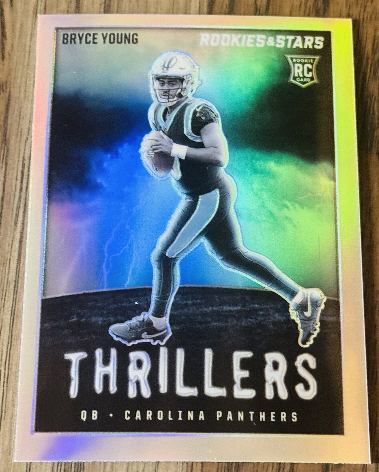 2023 Panini Rookies & Stars Thrillers Bryce Young RC Silver Prizm Panthers