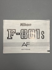 Nikon F-801S AF käyttöohje #E3
