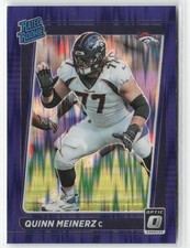 2021 Donruss Optic #262 Quinn Meinerz Purple Shock